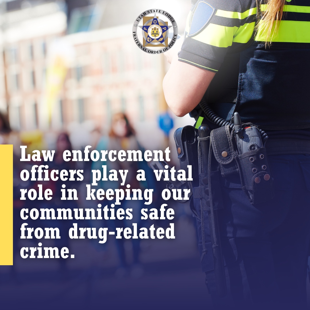 UtahFop's tweet photo. Safeguarding the heart of our communities, law enforcement officers stand as the frontline protectors against drug-related crime, ensuring our neighborhoods remain safe havens for all. 🚔🛡️ https://t.co/yo4wJhpzIU