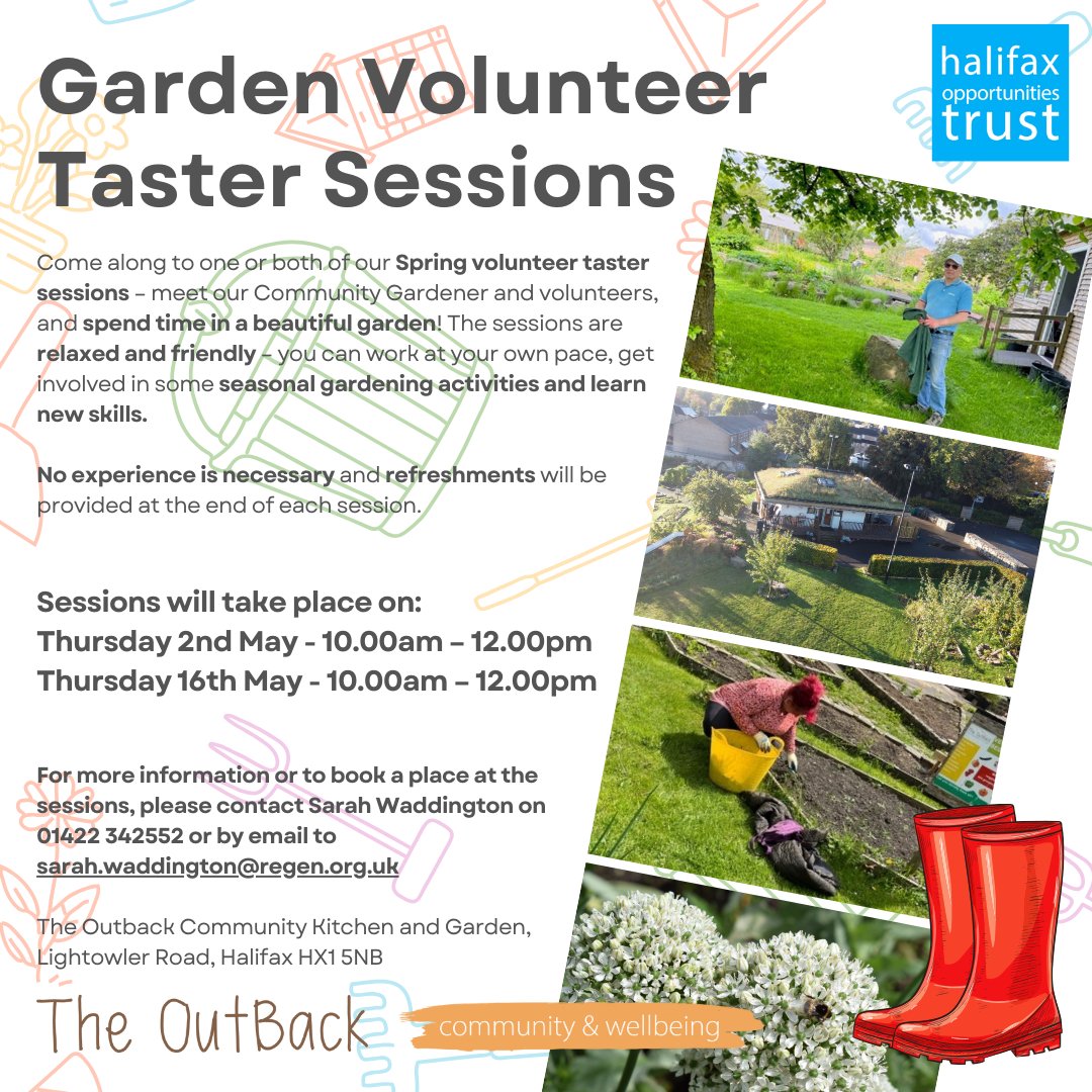We have two NEW dates for our Garden Volunteer Taster Sessions! Join us in the beautiful Outback, it really does bloom this time of year and you can be part of that, maybe you'll bloom too 🌻 #GardenVolunteer #OutbackVolunteer #VolunteerOpportunity #GreenThumbCommunity