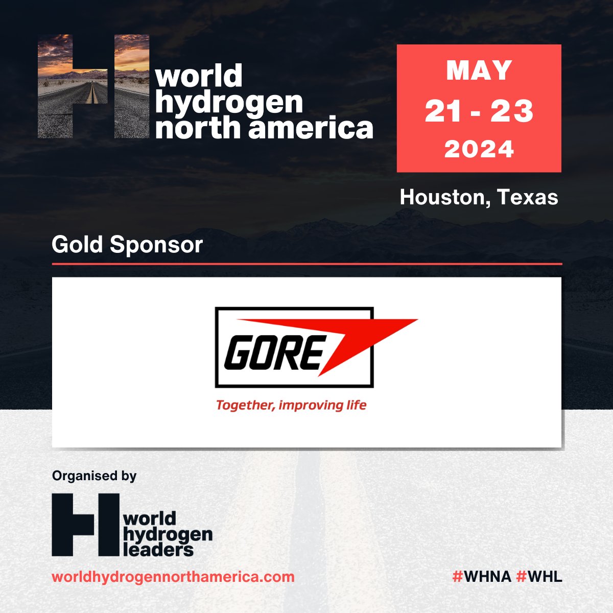 👐 We're happy to have Gore & Associates as a Gold Sponsor of #WorldHydrogenNorthAmerica, taking place from May 21-23 in Houston! For more on Gore, visit: gore.com 🎟️ Register by THIS FRIDAY, April 26 to SAVE up to $700 on #WHNA passes: worldhydrogennorthamerica.com/event/b9129970…