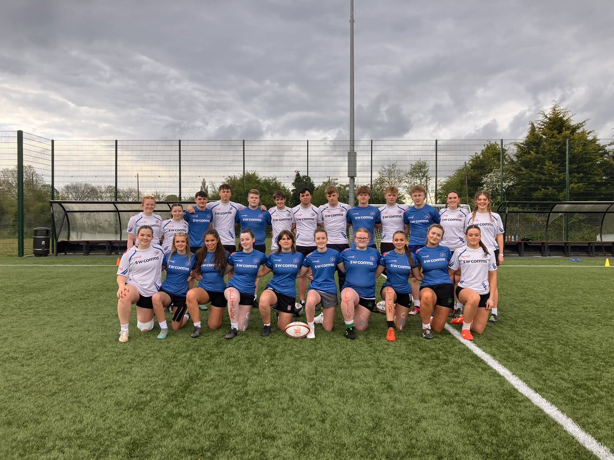 JacobHSport's tweet photo. What a fantastic day today was, 8 teams taking part in England Rugby’s  #Touch2Twickenham tournament at @execollsport 

Some fantastic rugby on display by every college and school involved with SGS winning the Cup and Exeter College winning the Plate!

#Exefam https://t.co/4OKddCyecI