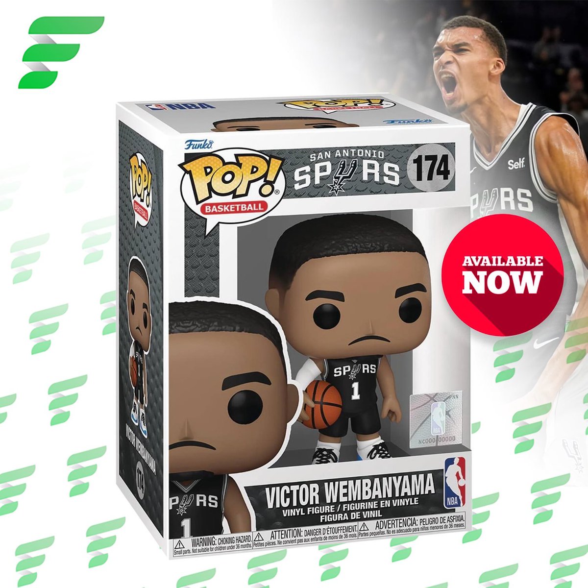 While Amazon is out of stock, you can still snag the Victor Wembanyama Funko Pop! at Entertainment Earth. Act fast before it sells out there too! Link: ee.toys/75DQ4B * No Charge Until it Ships #Ad #NBA #NBAPlayoffs #VictorWembanyama #Funko #FunkoPop #FunkoPops