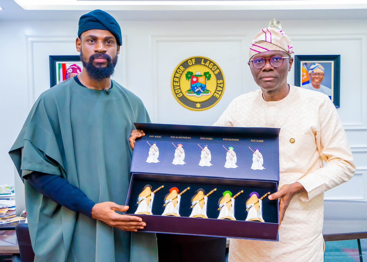 jidesanwoolu's tweet photo. Powerful visions birth movements that change lives. Today, we welcomed back @Tunde_OD , our chess champion, to Lagos. 

His journey embodies the spirit of Lagos—resilient, ambitious, and driven to succeed. As we celebrate his achievements, we're inspired by his vision for empowering our children and youth. 

Together with Tunde and the transformative power of Chess, we'll work towards a future where every child in Lagos has the opportunity to realize their full potential. 

The state proudly supports his mission, purposefully providing resources to fuel this noble cause now and in the future.