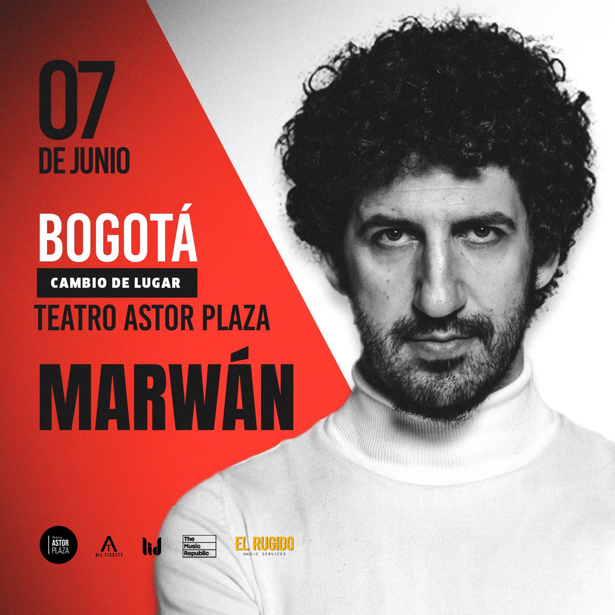 BOGOTÁ…cambio de teatro por motivos de causa mayor. Ahora será en el Astor Plaza. Allí nos vemos. Boletas: allticketscol.com/eventos/evento…