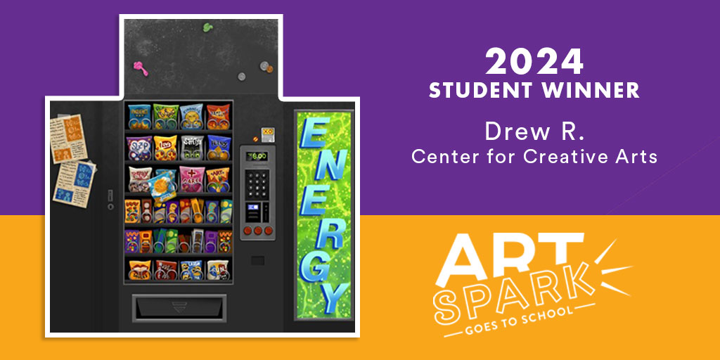 🌟Check out this dazzling design by Drew, a #CCA student and talented participant in #EPB #ArtSpark Goes to School! Drew’s masterpiece will soon adorn utility boxes across CHA, along with this year’s other winning designs. 🎨 For more #StudentArt ➡️ epb.com/artspark