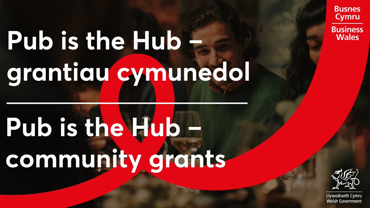 💷 Cyfle eithriadol! Grantiau hyd at £3,000 ar gael gan Pub is the Hub i ddatblygu a chadw gwasanaethau lleol yn fyw yng Nghymru. 🍻💰 Manylion yma - ow.ly/Tjue50RmZrE @PubistheHub_uk