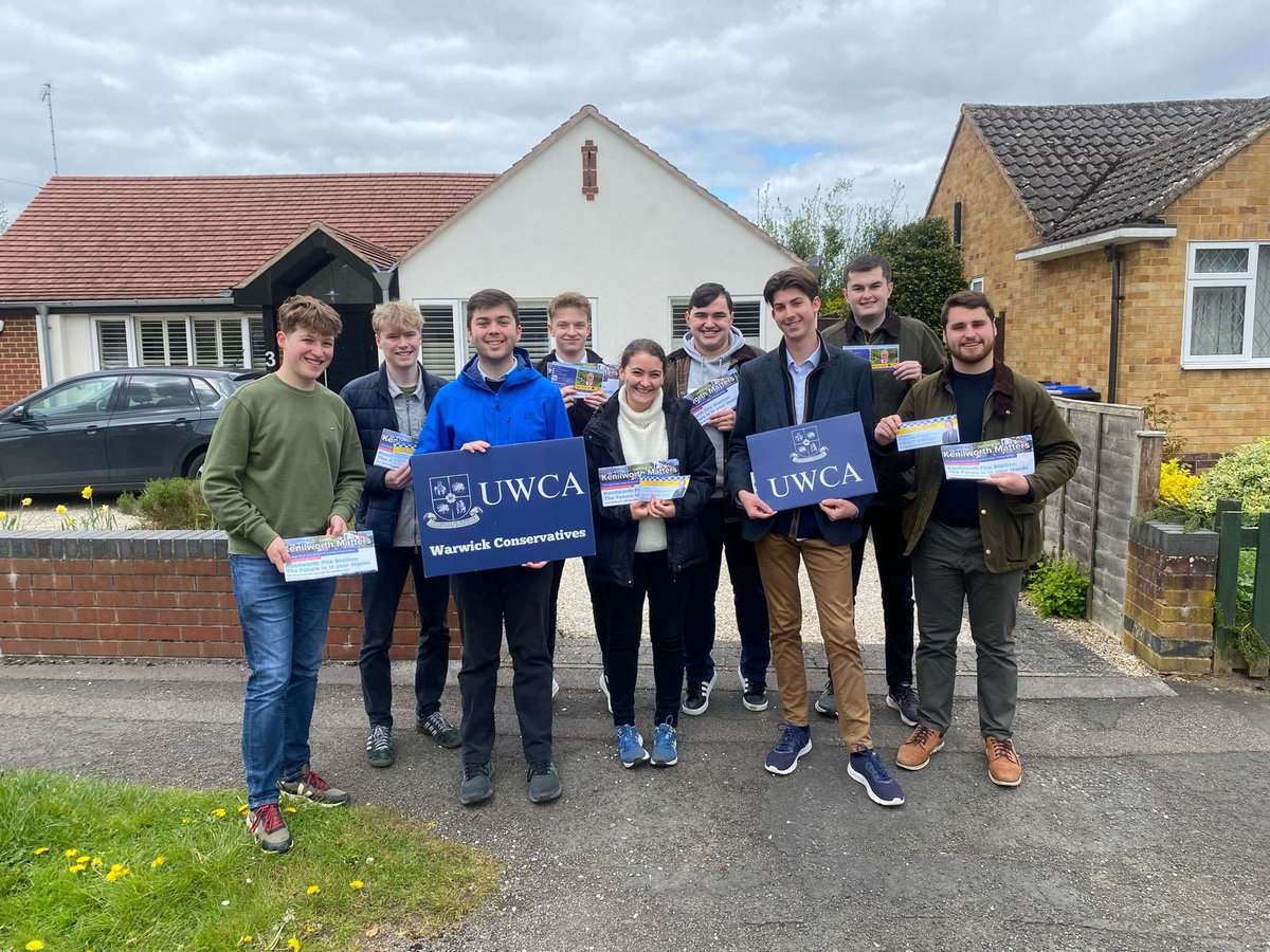 Great to be out in Kenilworth this afternoon for our first campaigning session of the term, supporting our PCC @seccombephilip and @ToriesSWarks. Thank you to all who came along! Vote for Philip on 2nd May to keep Warwickshire safe!