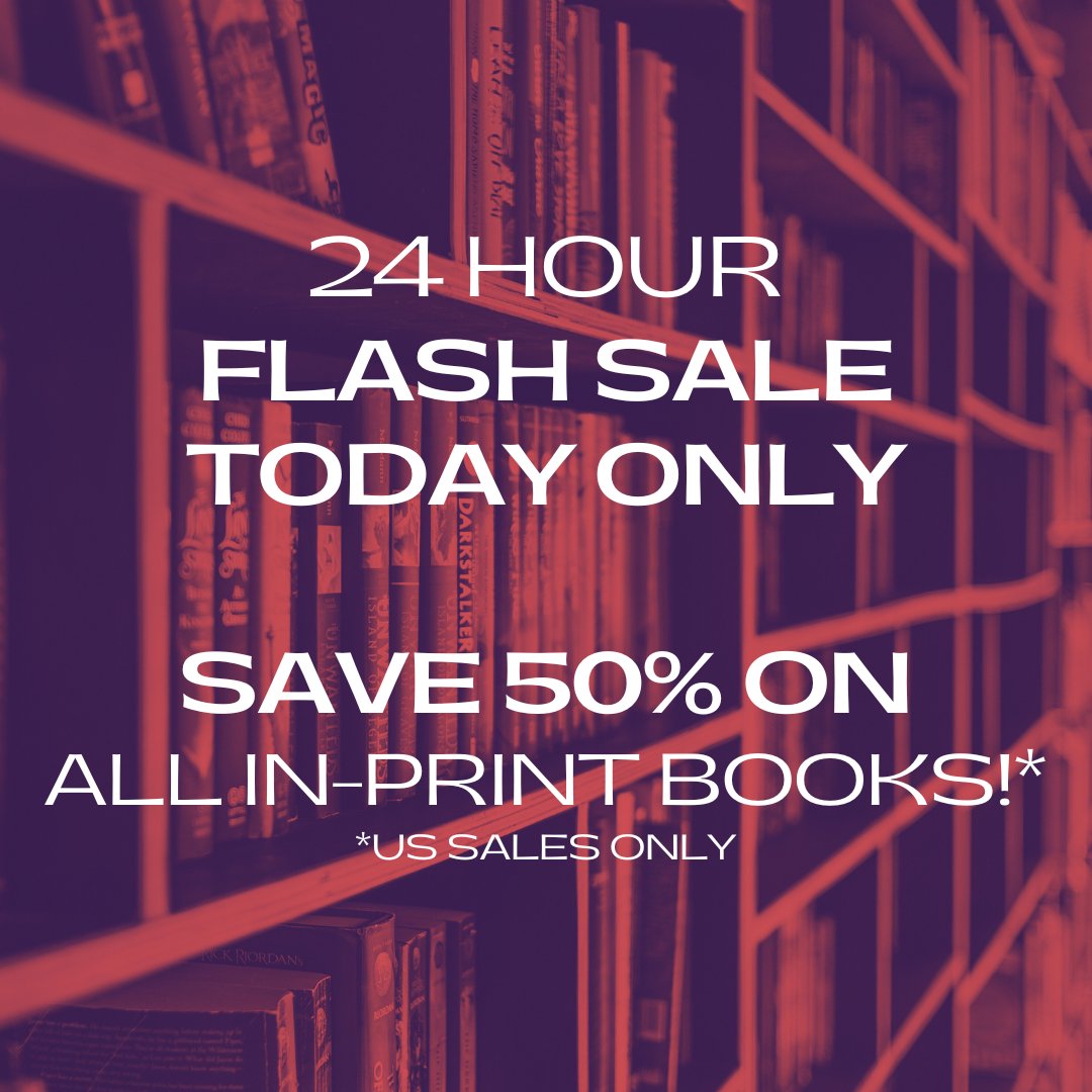 CornellPress's tweet photo. TODAY ONLY save 50% on all in-print books!
Use code 094242490 (US sales only) until 11:59 pm EDT. That’s right: 4/24/24 for 24 hours.
Learn more: https://t.co/759s8y69Eq
#Sale #FlashSale #NowReading #CornellUniversityPress #CornellPress @aupresses https://t.co/no5Lbb517O