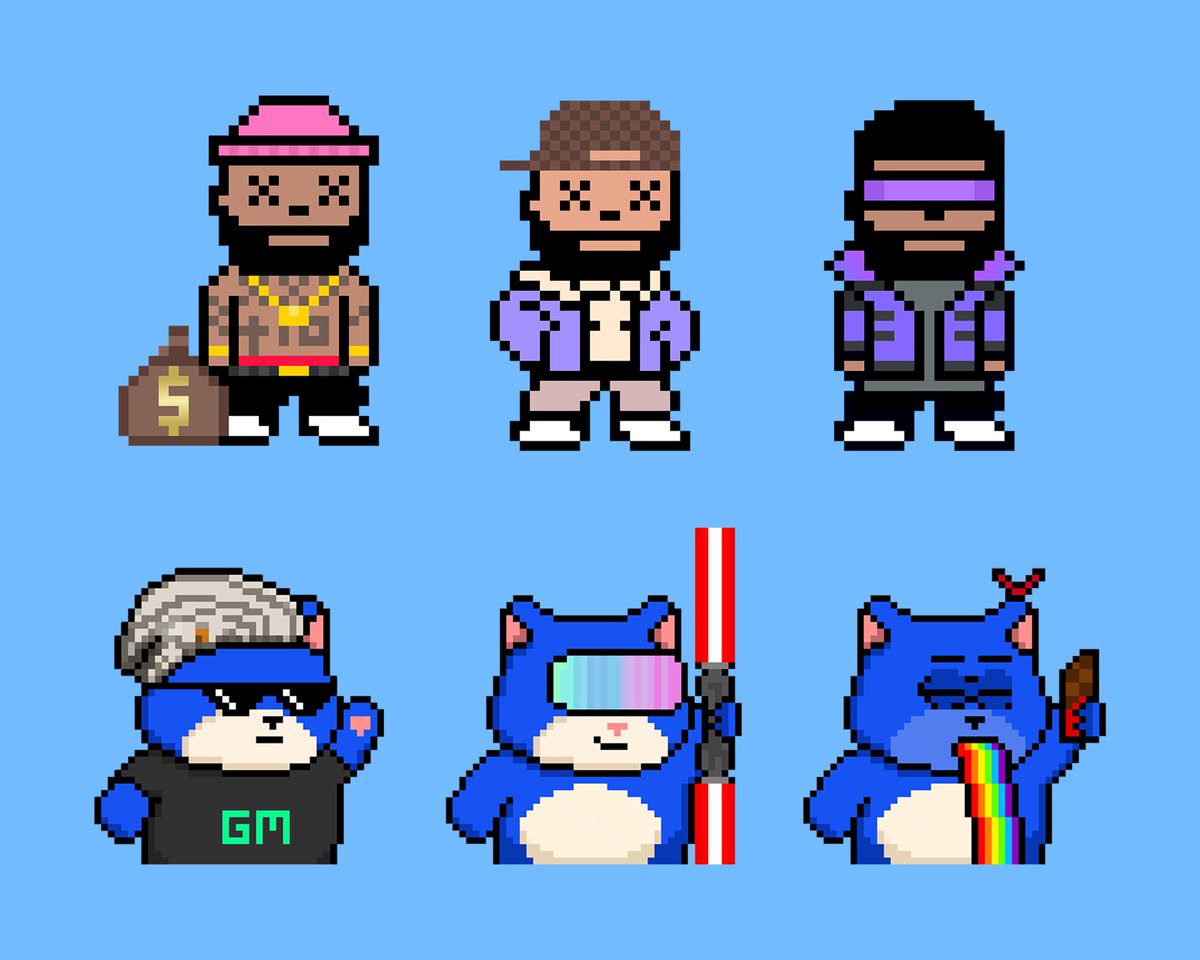 💙 NFT GIVEAWAY 💙

Bangers x Based Cats 

3 Bangers nfts
3 Based Cats nfts

To qualify: 

Follow <a href="/vibezgm/">vibez</a> &amp; <a href="/Mandarinemarie_/">Marie</a> 

RT, like and drop your wallet below