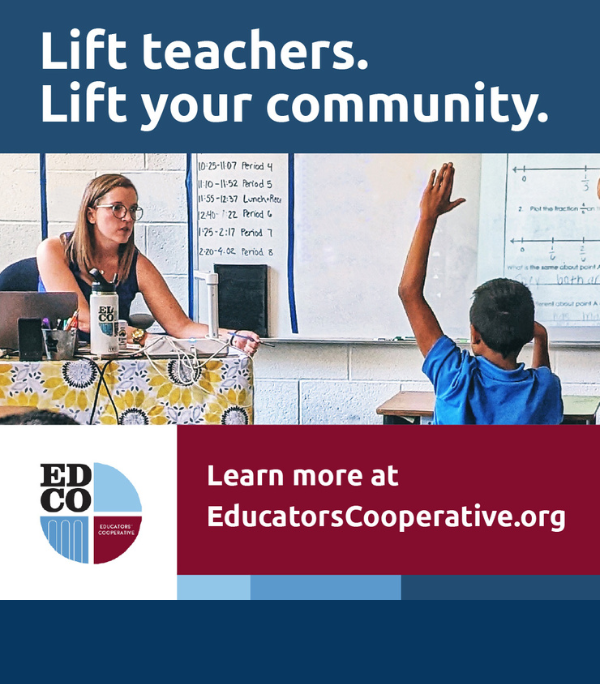 EdCo supports teachers with access to the resources and professional development they need to thrive—and when teachers thrive, students thrive! Donate now via our bio's Linktree—under Support! #forteachersbyteachers #educatorscooperative