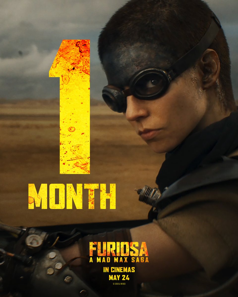 Start your engines! #Furiosa: A Mad Max Saga races into cinemas on May 24 🔥