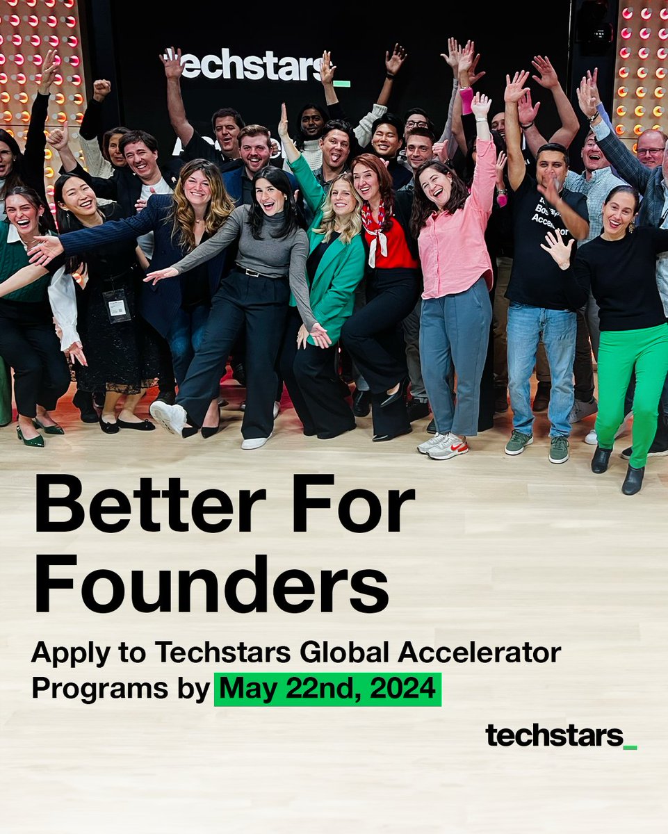 This year, we’re investing in more startups than ever before. We help founders build and scale their companies. Often helping them do more in 3 months than what would otherwise take 18 to achieve -- and setting them on a trajectory for success. Apply at tsta.rs/cIxQ50Rhz4g