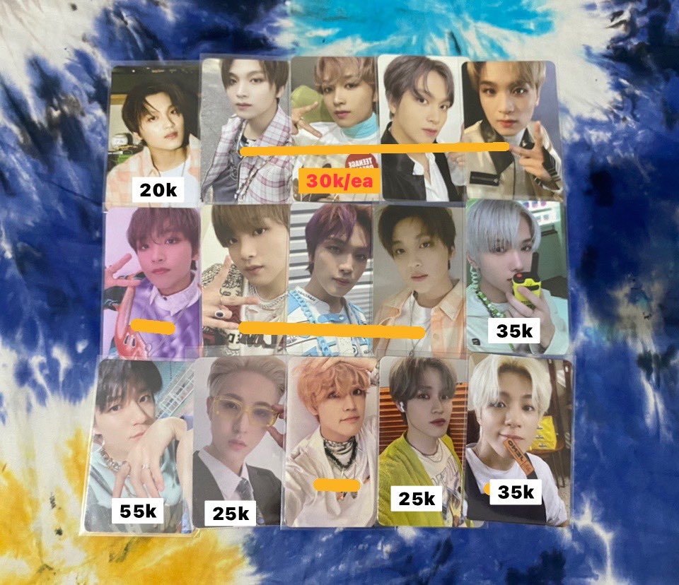 want to sale photocard nct dream nct 127

📍dom jatim
🍊shipped by shopee (exclude admin)

t. pc nct dream hot sauce hello future nct 127 pc haechan jeno mark renjun chenle jisung johnny taeil