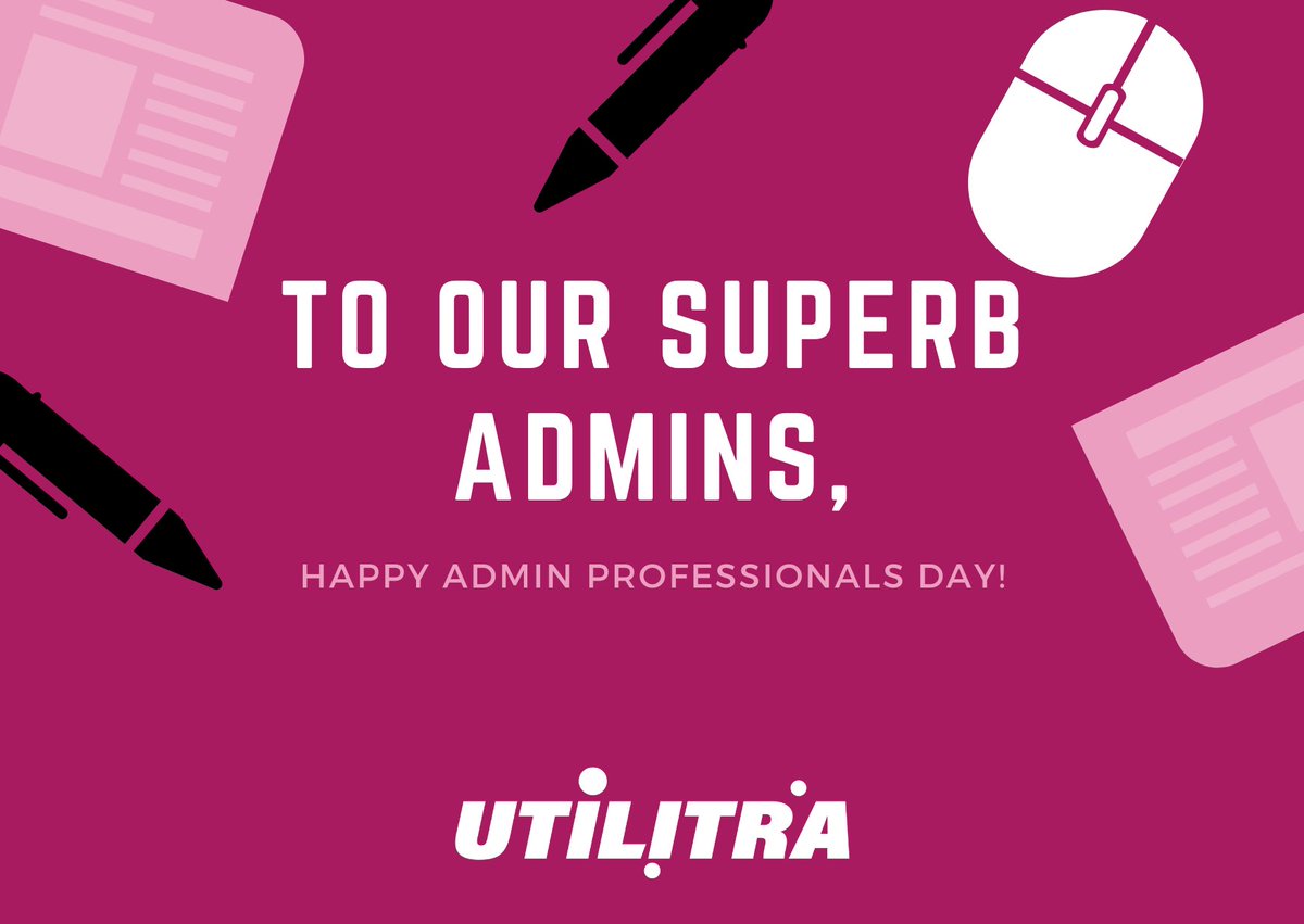 We want to extend a heartfelt thank you to our amazing administrative professionals at Utilitra. Your tireless efforts and attention to detail make a significant impact on our business, and we couldn't do it without you. 
#AdministrativeProfessionalsDay2024