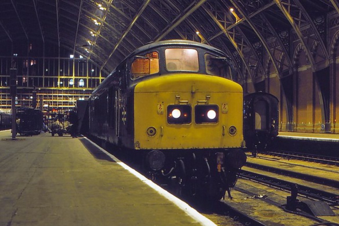 45144 at St. Pancras with a service to Sheffield 28th February 1983 #MidWeekPeak 📸 Michael Hart