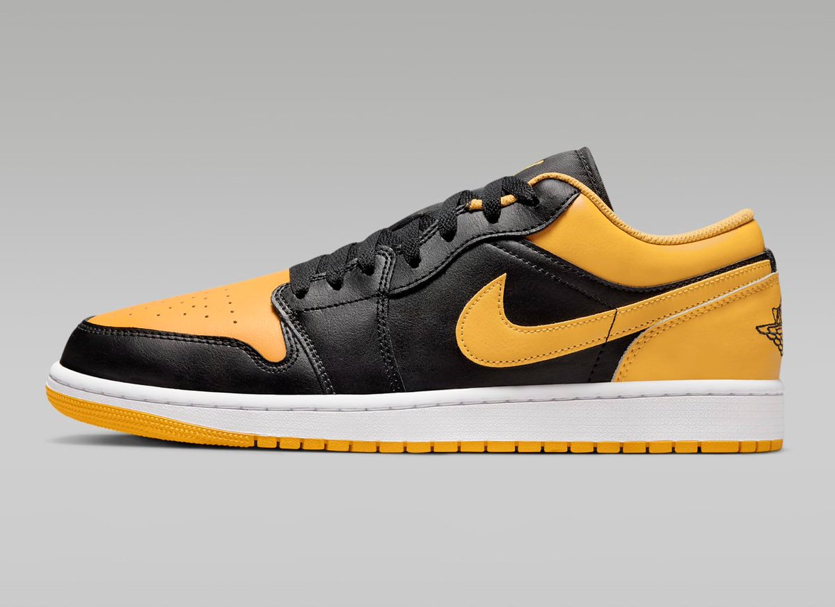 Ad: Air Jordan 1 Low ‘Black/Yellow Ochre' last sizes at $57.50 + FREE shipping, use code 50OFF => bit.ly/3wcHc9r