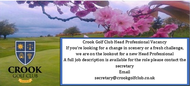 CrookGolfClub's tweet photo. Head Professional Vacancy https://t.co/J60HLXF68Q