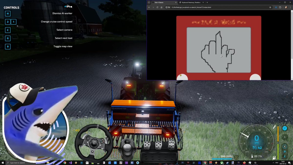 Rolz is 🔴LIVE🔵
👪 Family Friendly 🚜 Farmin' & Drawin' ✏
twitch.tv/rolz73

#FarmingSimulator22 #FamilyFriendly #twitch #livestream #twitchstreamers #FarminShark