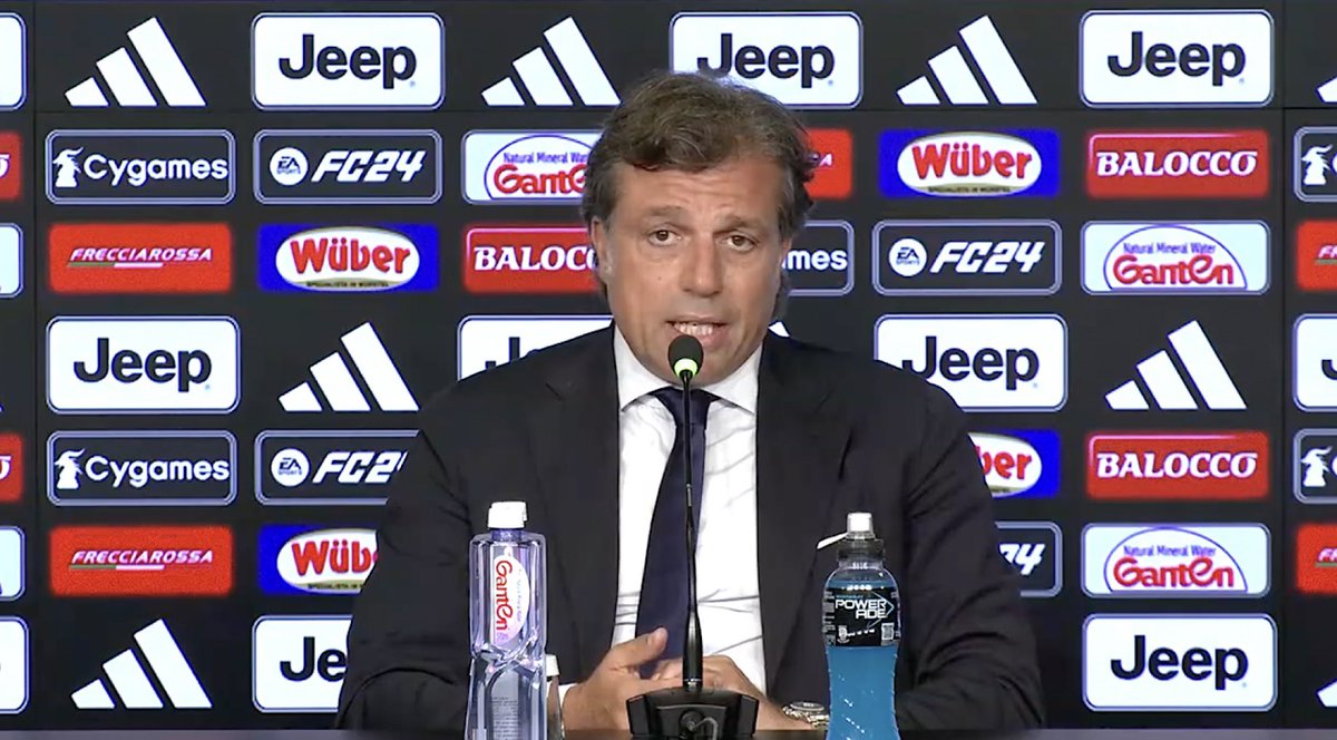 #Giuntoli: "Se abbiamo perso dei punti per strada, è stato a causa di approcci sbagliati, infortuni e scelte arbitrali discutibili. Non entriamo mai in queste discussioni, ma le cose sono talmente evidenti, che siamo l'unica squadra in cui il #VAR non è mai intervenuto a nostro