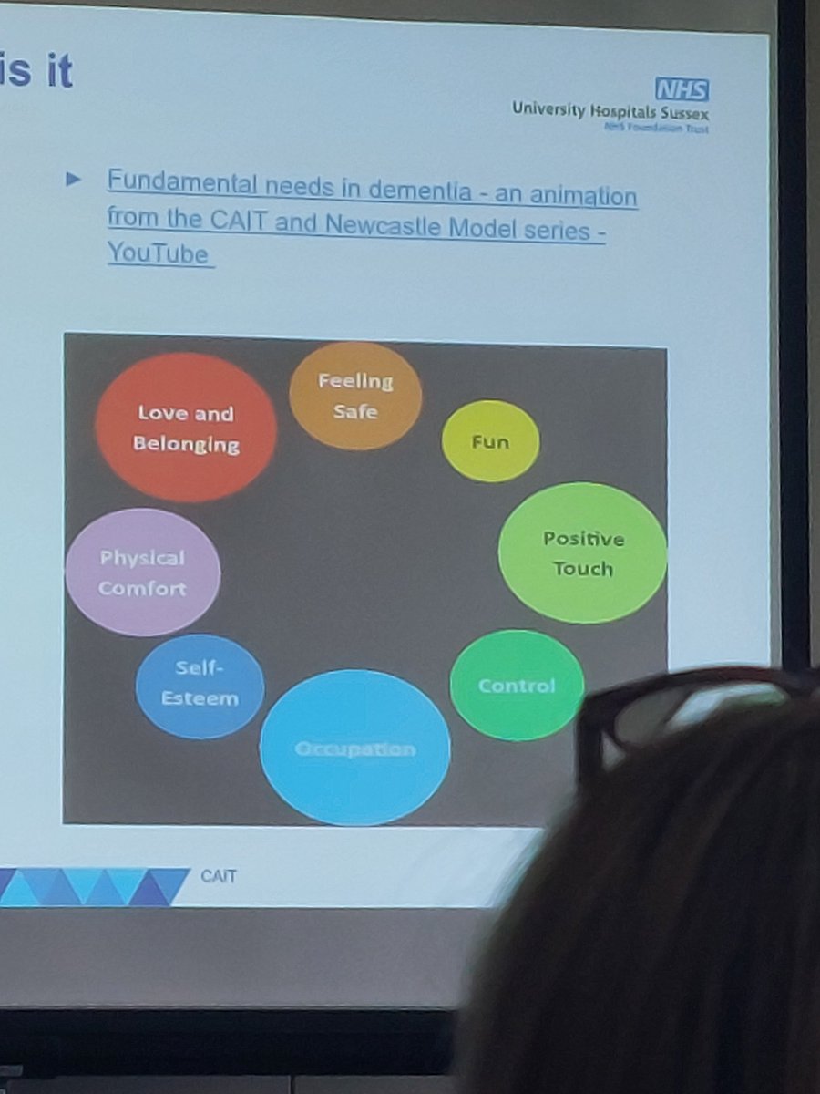 Time4Dementia's tweet photo. Katy Mundy's talk yesterday @theRCN conference #RCNED24 about communicating and interacting with people with #dementia and #CAIT training was excellent. Really inspiring about the positive outcomes when #heatlhcare staff have the skills needed to provide excellent #dementia care https://t.co/IRzp3kepUl