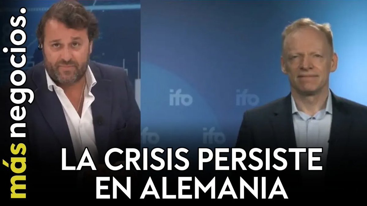 La crisis en Alemania no ha terminado. Estos son sus mayores retos económicos. Clemens Fuest @fuestclemens youtu.be/wOuHGOdW6Qs