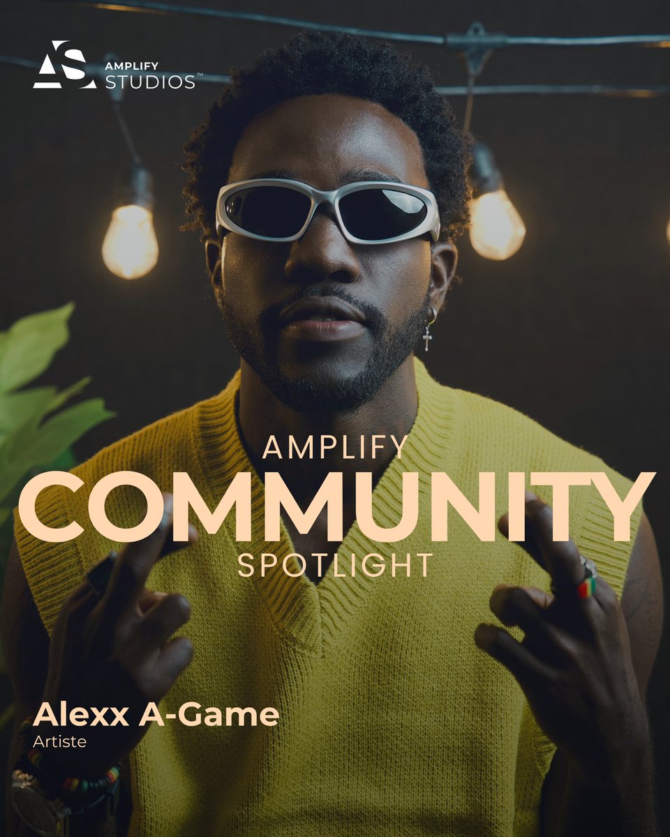 amplifySTU's tweet photo. @AlexxAGame ‘s music reflects resilience through adversity. From setbacks to crafting his best work yet, his upcoming project is a testament to never giving up. With a goal to inspire generations, he's on a mission to create champions. REALnTRUE! #AmplifyStudios https://t.co/lsKFhOrBZV