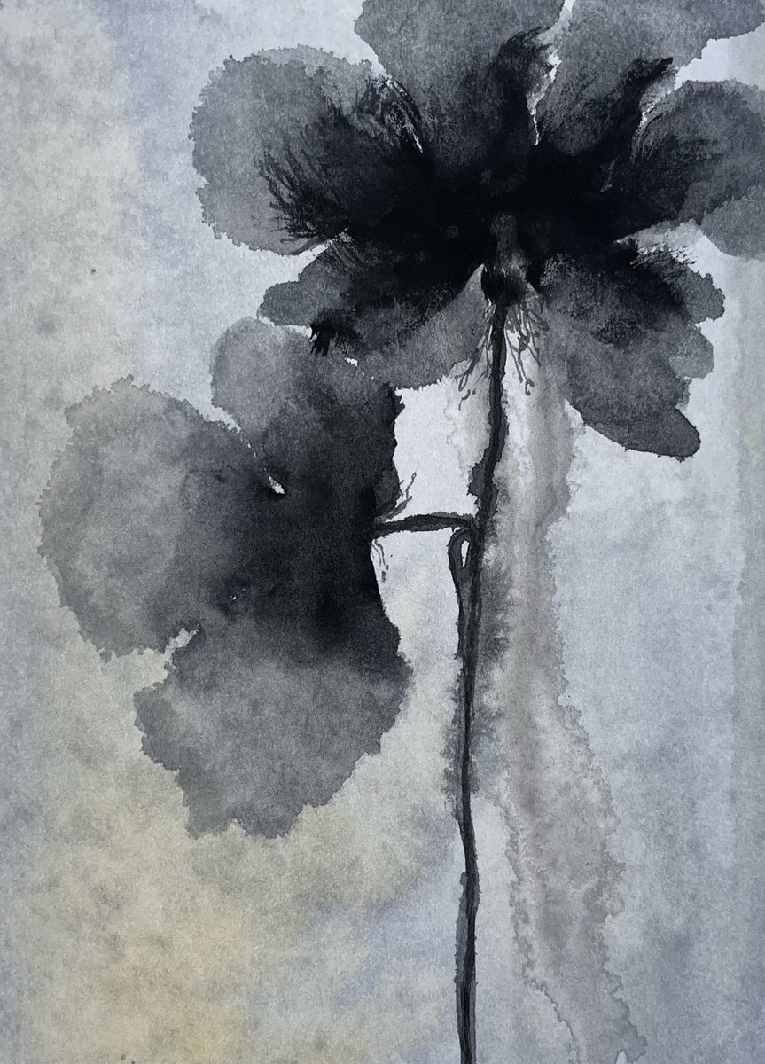 My Black Symbiosis painting 

#watercolor