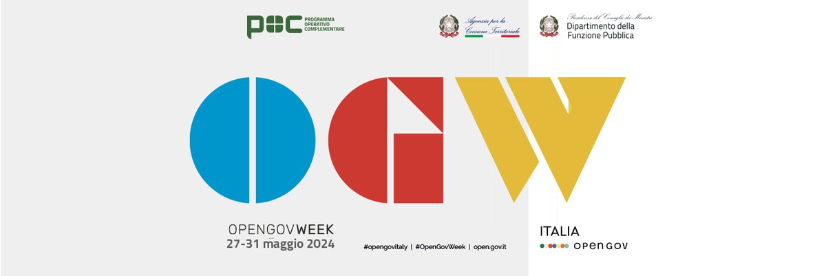 📆27/31 maggio è in arrivo la #OGW24 settimana piena di eventi per parlare di #diritti #tecnologie #competenze
segui qui ⬇️ tutti aggiornamenti della #OpenGovWeek
open.gov.it/notizie/arrivo…
