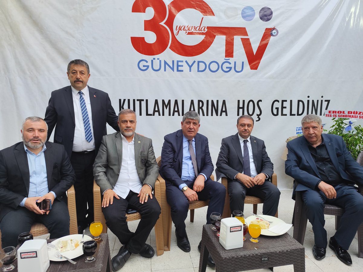 Şanlıurfa'da yayın yapan Güneydoğu TV'nin 30. yıl etkinliğine katılarak hayırlı olsun dileklerinde bulunduk. Daha nice 30'lu yıllara olsun...