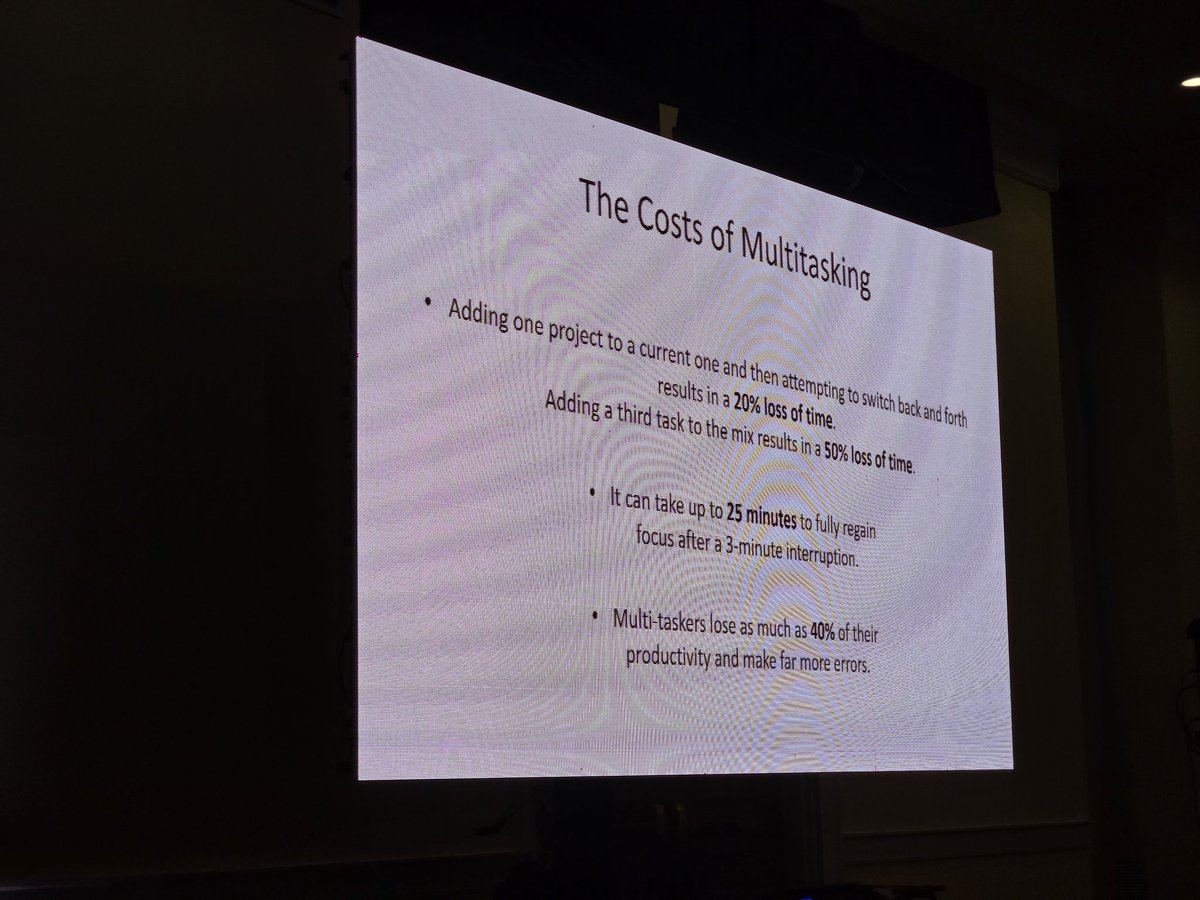 Caught an eye-opening talk by Dr. Iwana Ridgill at #MTCAdminConf2024 on multitasking myths! 🌟 She showed us it's not about doing more at once, but doing right efficiently. Time to focus on what truly matters! 🎯 #Productivity