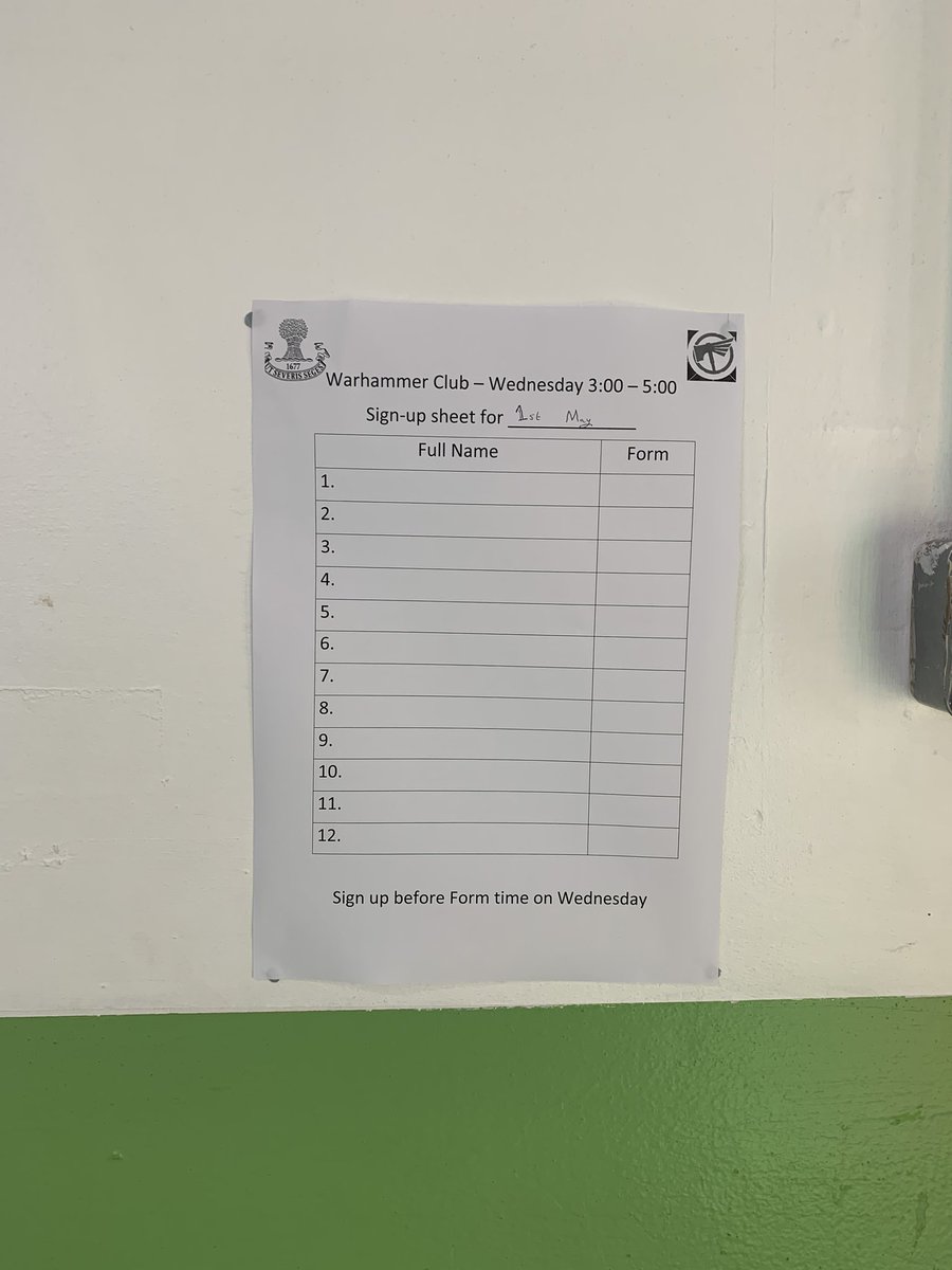 Sandbach School Warhammer Club 2021-24 tweet media