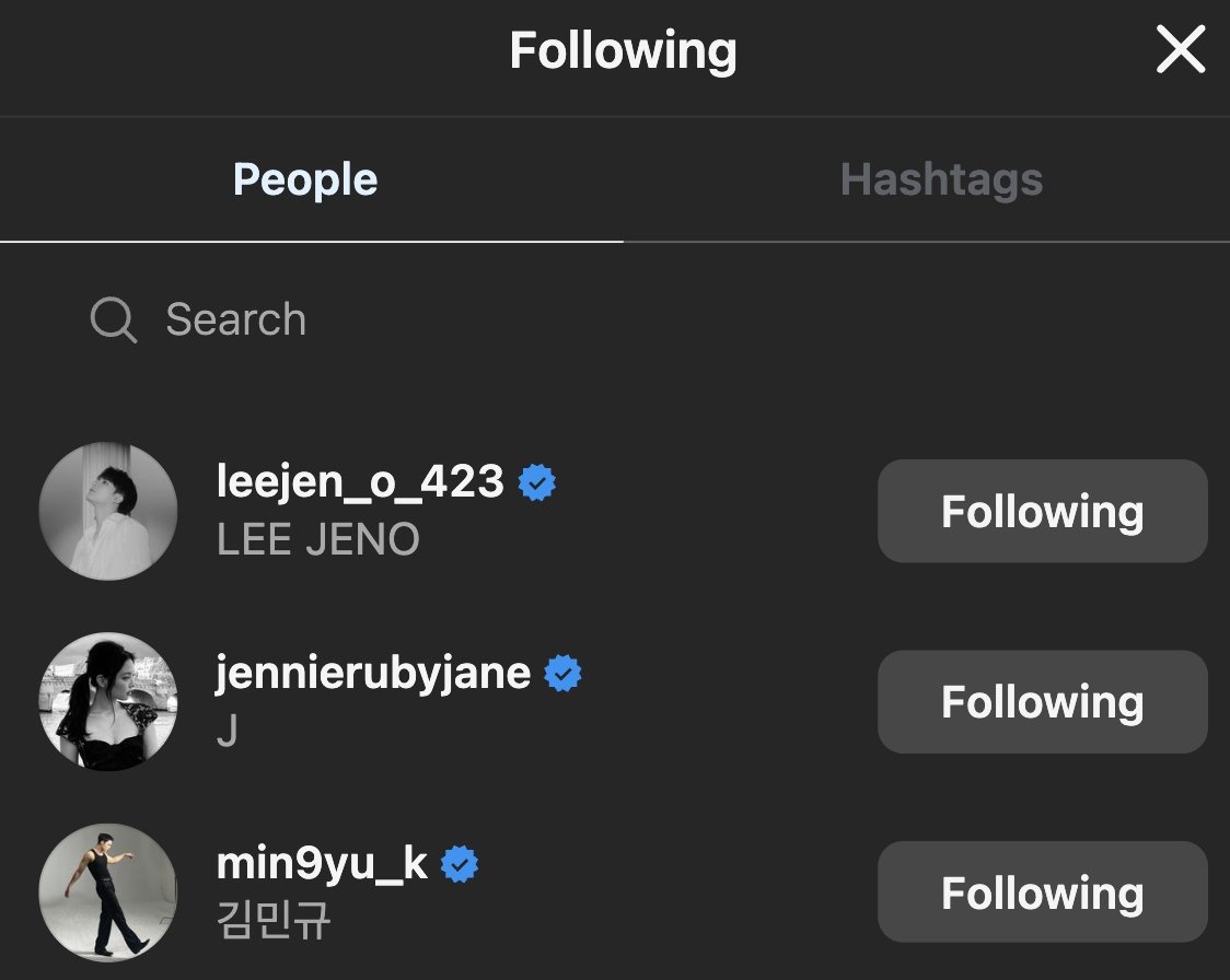 Global Celebrity and Talent Director of @CalvinKlein Ryan Petz now follows JENO on Instagram.