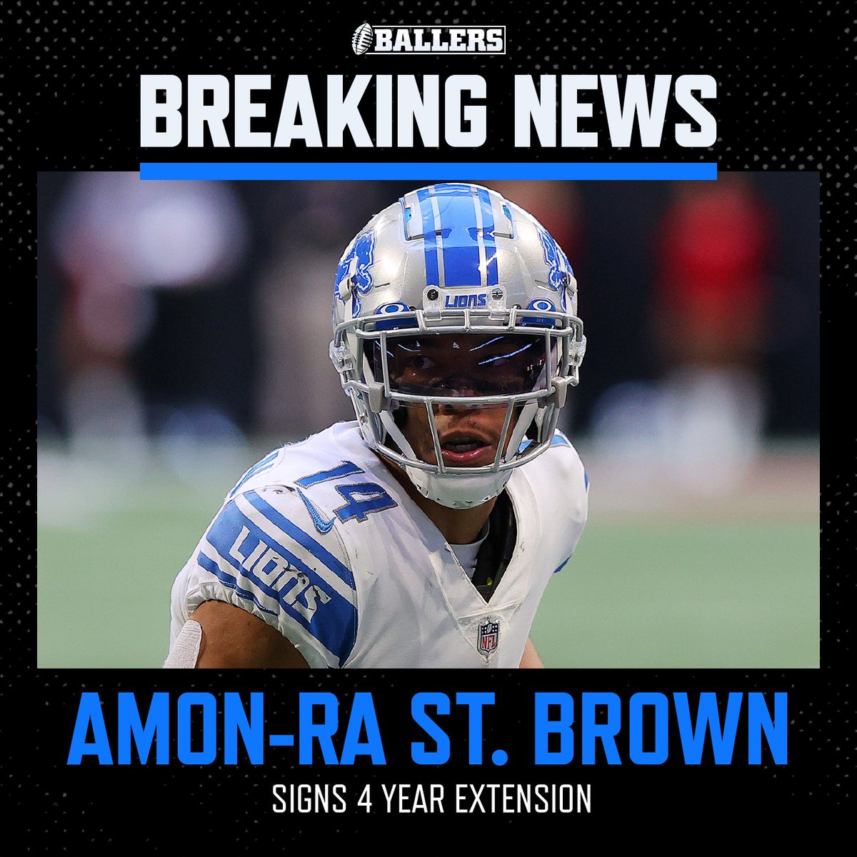 Amon-Ra St. Brown and the Lions are agreeing on a 4 year extension for $120M with $77M guaranteed. The deal makes St. Brown the highest-paid WR in the NFL. 💰💸🤑 Via @RapSheet