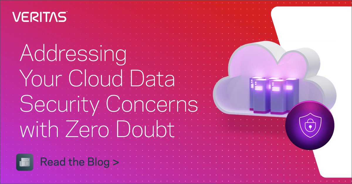 A comprehensive approach to cloud data management is the only way to keep your data protected, your applications available, and ensure compliance. Navigate cloud data security with zero doubt with insights from Sonya Duffin: vrt.as/4d9m454