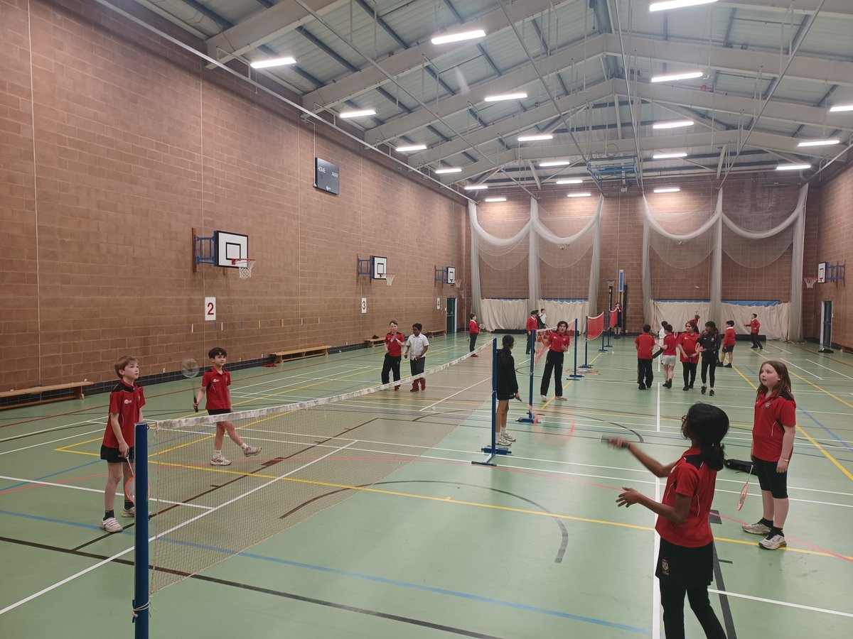 Year 6 Badminton Club is up and running! #somuchmore #Badminton #sportforall