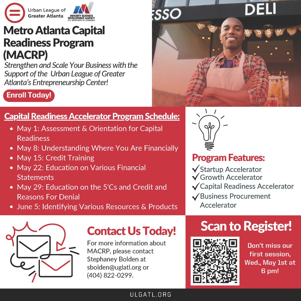 We’re 1 week away from our Capital Readiness Accelerator Kick off! Join us weekly – starting 5/1 – to learn key ways you can expand & scale your business in 2024! Registration is free but limited: us02web.zoom.us/webinar/regist…