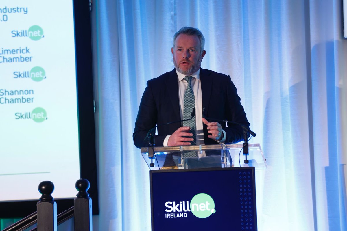 “In our participation in EU project partnerships, we collaborate with talent, industry and policy making experts from other member states, and co-create initiatives to be made available to businesses to tackle skill shortages in  Ireland and across Europe.” @M_O_Jordan, Chief…