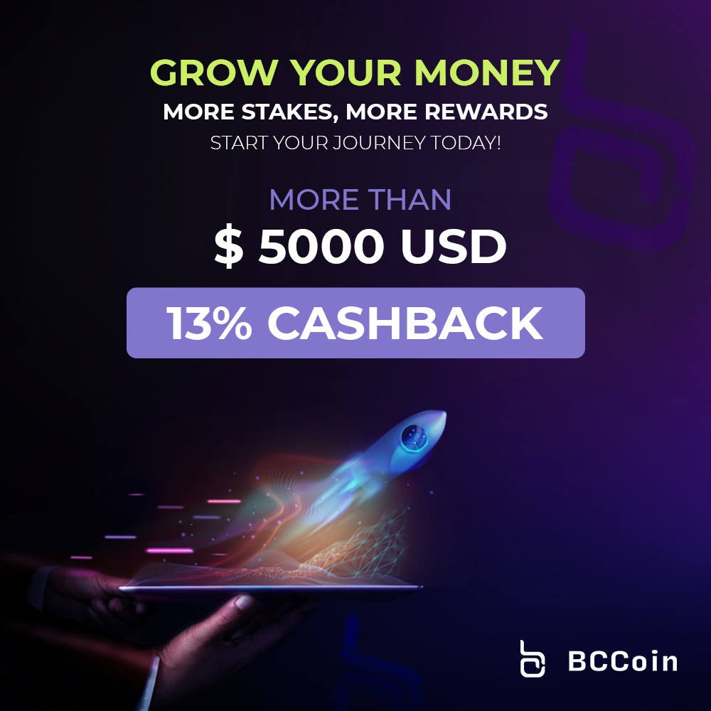 Invest in your future today! Start with more stakes, earn more rewards. Get up to 13% cashback on investments over $5000. Don't miss out on this opportunity to grow your wealth. #BcCoin #Blackcardcoin #crypto #binance #bitcoin #cryptocurrency #btc #trading #BitcoinHalving