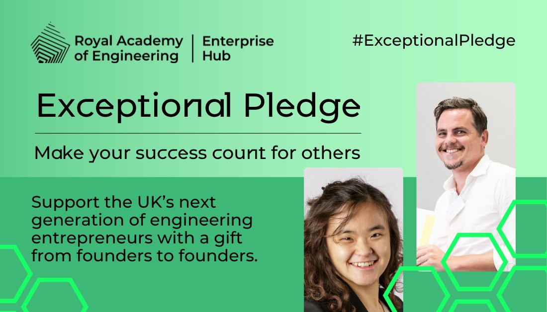 After a decade of accelerating excellence in engineering innovation in the UK, the Hub is looking to the future. 

We would like to ask our #HubMember community to join us in making an impact on the future of innovation with an #ExceptionalPledge: raeng.org.uk/about-us/suppo…