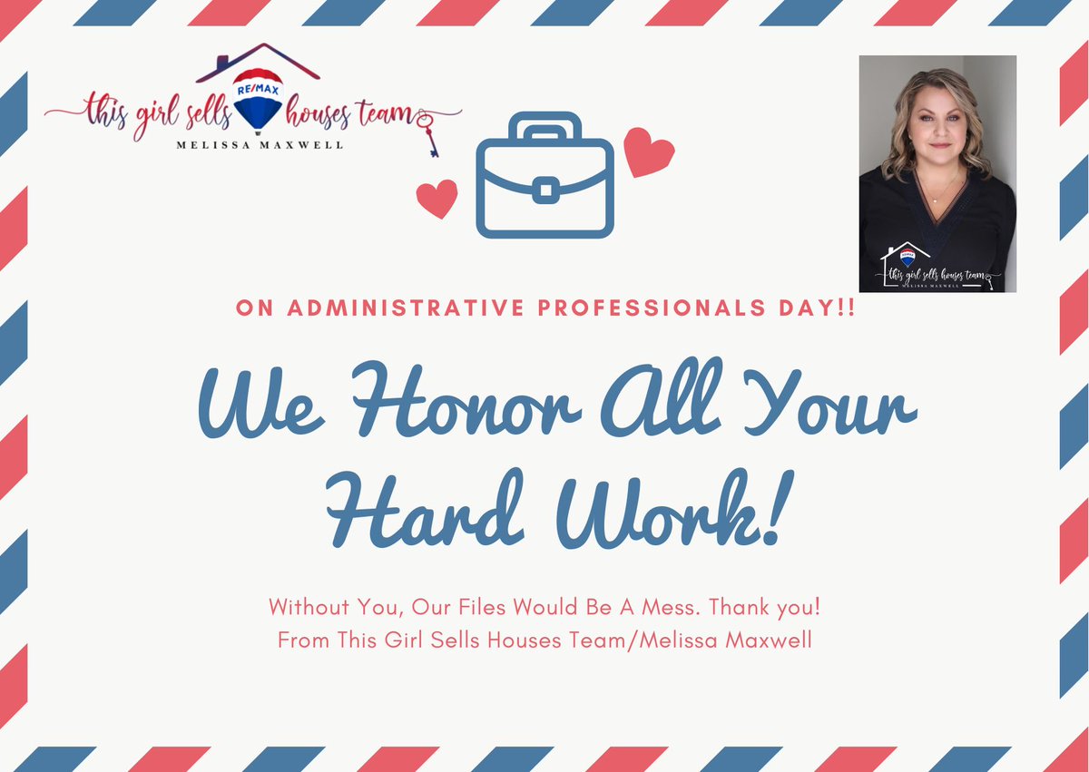 🏠🔑 Happy #AdminDay to the incredible team at This Girl Sells Houses! 🎉 Thank you for all you do to keep things running smoothly! 💼💻 #RealEstate 
#ThisGirlSellsOhioAndKY
#ThisGirlSellsHousesTeam
#ReferYourGirl
#experiencematters
#ThisGirlSells