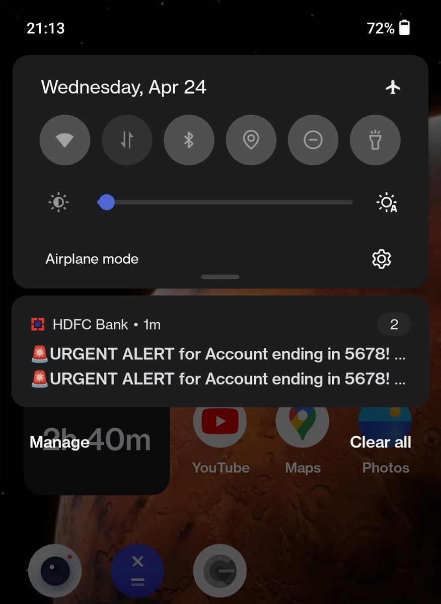 onemoreadi's tweet photo. Hello @HDFC_Bank !
Being a bank, let's not do the urgency hack please.
I'm sure we have better ways to get my attention. :)

#HDFCBank #product https://t.co/P2KRVVUzgE