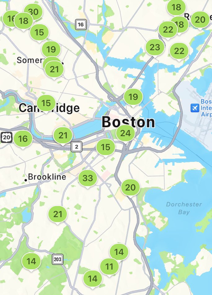 Boston, Massachusetts is experiencing good air quality. To see what your air quality is like, download our free app. #boston #massachusetts #airquality #airpollution iqair.com/us/air-quality…