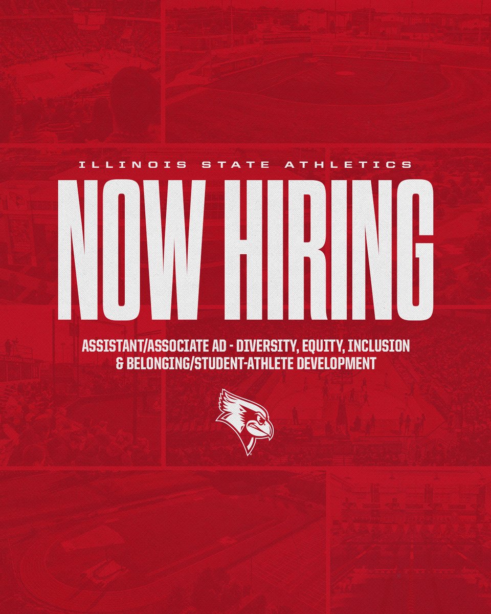 RedbirdRules's tweet image. The @ISURedbirds Athletic Department is hiring an a leader for our Diversity, Equity, Inclusion &amp;amp; Belonging department.  The full job posting is below:

jobsearch.illinoisstate.edu/en-us/job/5186…