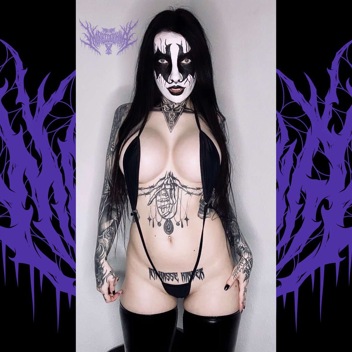 morbiddonna's tweet photo. Evil Bikini from fantastic @slingitbikinis πNew bikinis will come
Code MORBID 20%
π€ πππ’π₯ πππππ§ π€
π€ππ€ππ€ππ€
#hailsatan #tattoo #satan #evilart #eviltattoos #devil #pentagram #lucifer #beelzebub #metalhead #blackmetal #morbiddonna #satanic #satanictattoos https://t.co/vAC87gZdkJ