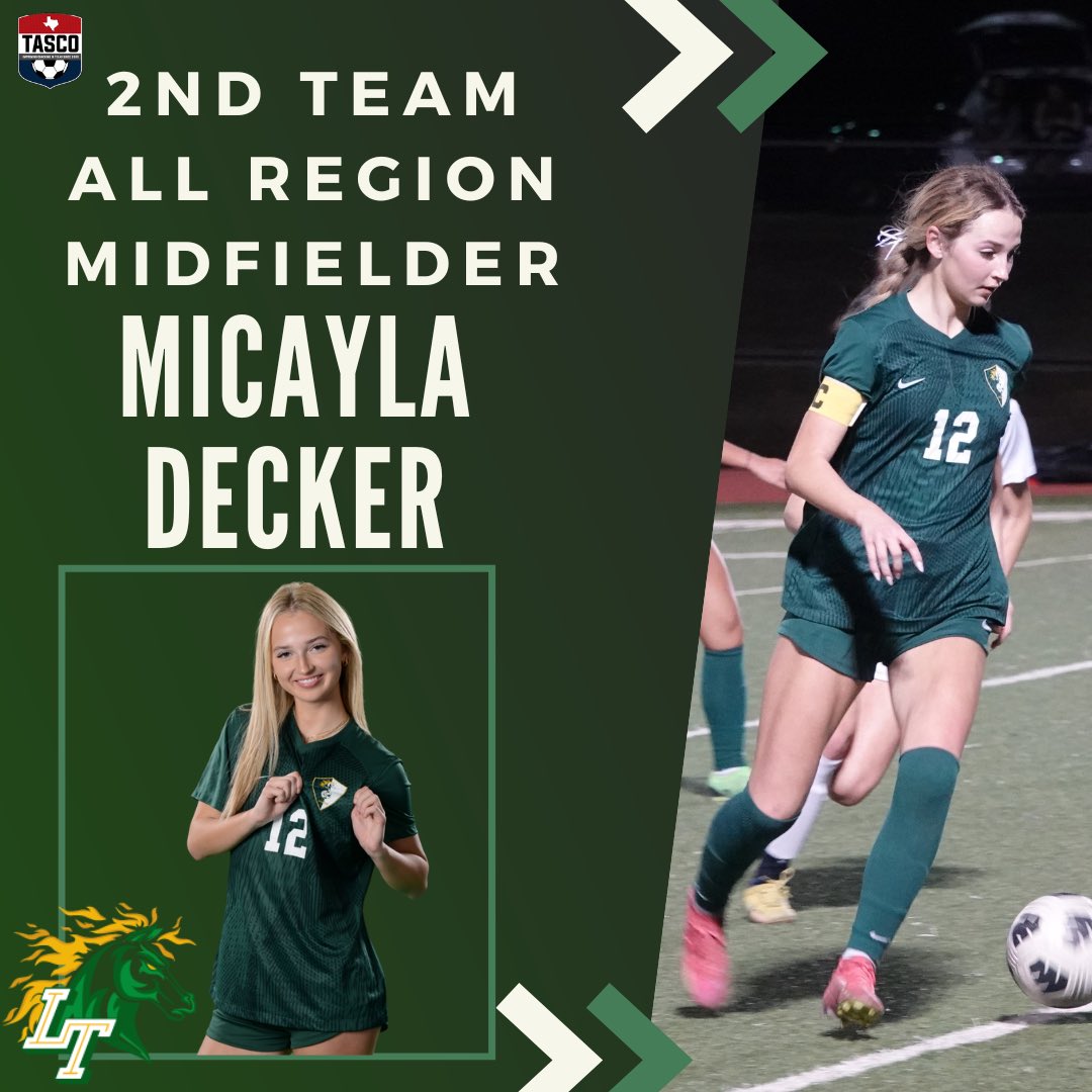 Congratulations to forward @MadisonAsel and midfielder @Micayla2025 for their outstanding achievement in earning @tascosoccer 2nd team All-Region! 💚⚽️