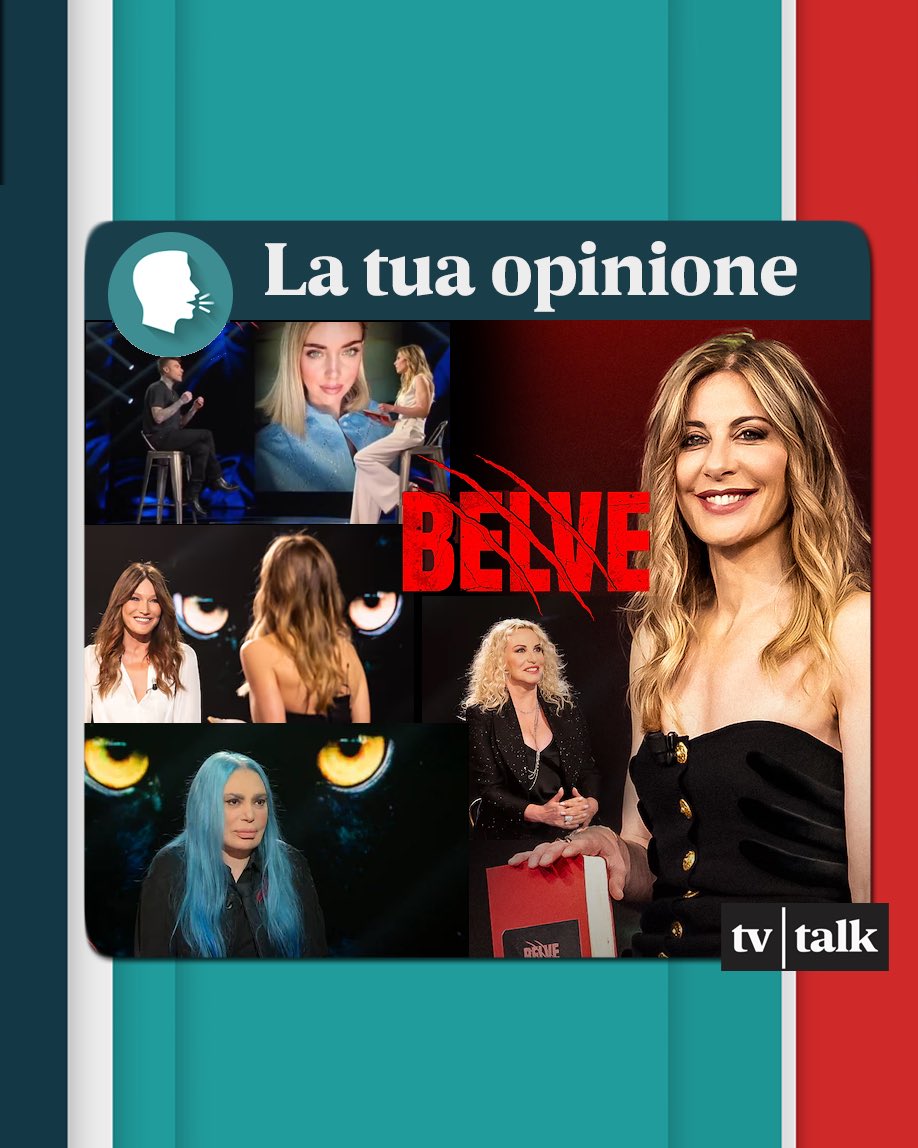 Diccelo tu: qual è il segreto del successo di #Belve di Francesca Fagnani? Ne parliamo sabato a #TvTalk ore 15.00 su #Rai3.