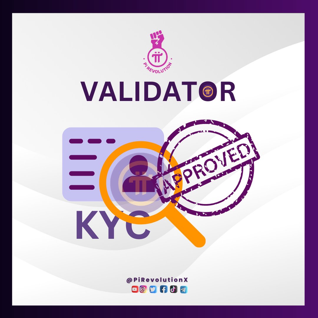 PiRevolutionX's tweet photo. After completing the Pi KYC process, you can take the next step and apply as a validator. Don't know how to do it? No worries! Simply follow the "take tutorial" option on your KYC screen. #PiNetwork https://t.co/aW09ssWJiN