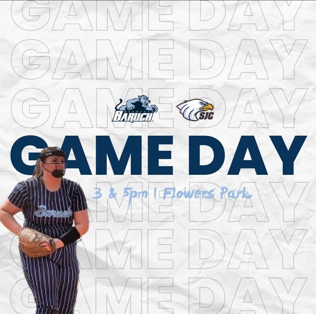 Back to back game days! Today we’re at home! 🥎 💙 @BaruchSoftball