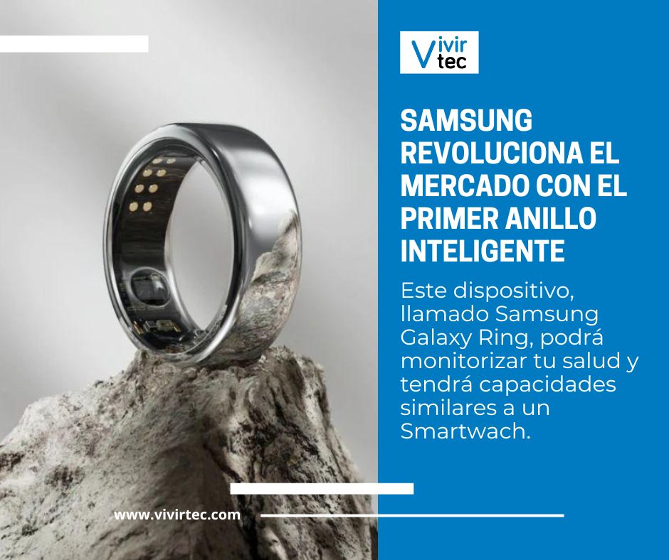 Más información 📲 vivirtec.com/n/8314
¡Prepárate para una nueva era de wearables con el anillo inteligente de Samsung! 💍✨
#Samsung #AnilloInteligente #tecnología #SamsungGalaxyRing #smarthphones