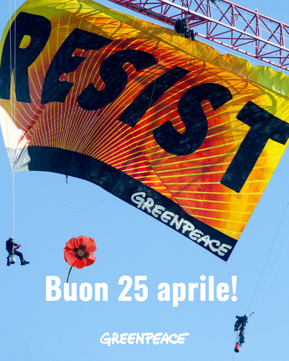 A chi resiste e lotta ogni giorno per un mondo più libero, giusto e democratico.

Buona Festa della Liberazione!

#25aprile