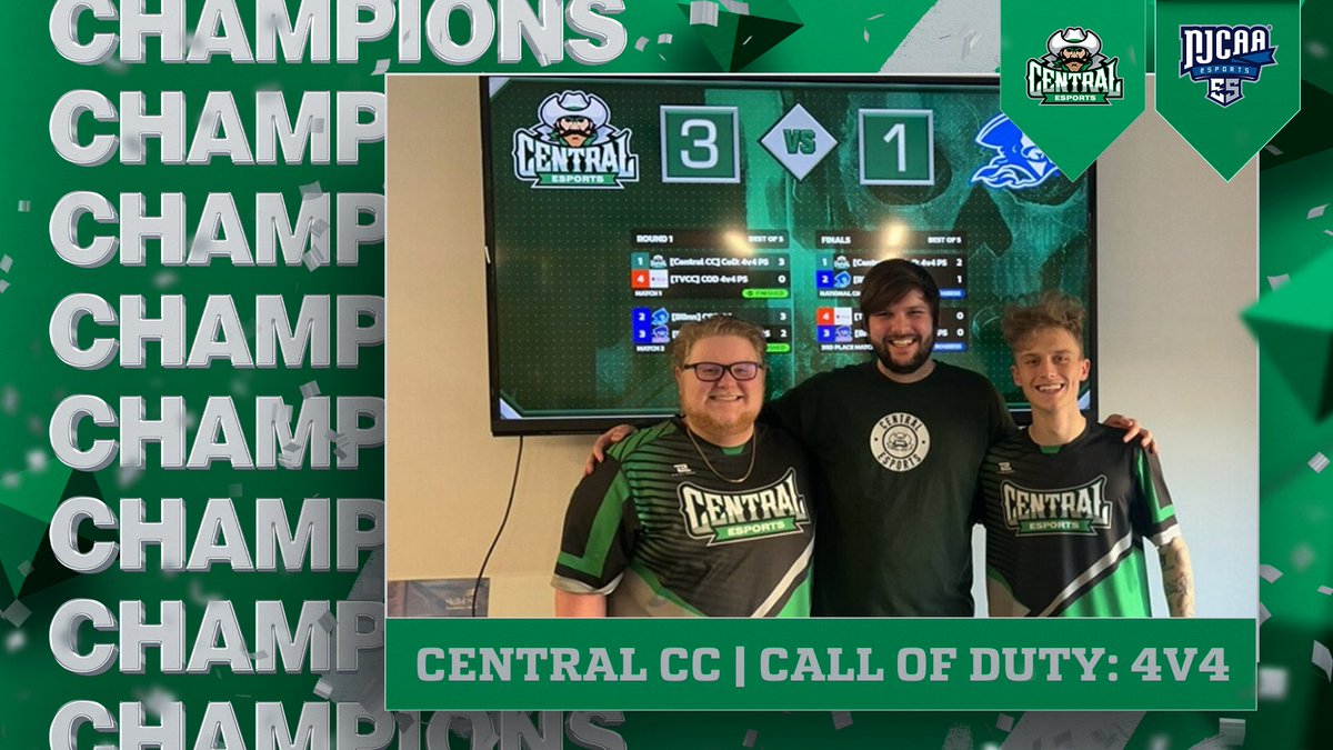 EsportsCCC's tweet photo. National Champions. #GoRaiders #BoysInGreen https://t.co/0RP9qD9A5B